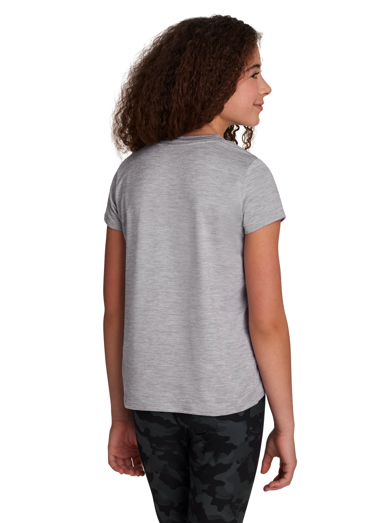 Reebok Girl's Short Sleeve Performance T-Shirt, Sizes 4-18