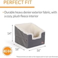 thumbnail image 7 of K&H Pet Products Rectangle Bucket Booster Pet Car Seat - Small - Gray and Beige, 7 of 7