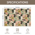 thumbnail image 3 of Placemat, Pioneer Flower Floral Print Pattern Place Mats Table Mat Set Of 2, PVC Washable Placemats for Party Kitchen Dining Decoration, 18x12 Inch, Fade Resistant, 3 of 6