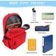 thumbnail image 2 of Mochila de viaje para mujeres (17 pulgadas), mochila para niños para niñas y niños, mochila de senderismo adecuada para estudiantes, mochila ligera para computadora portátil (rojo) oso de fresa Electrónica, 2 of 5