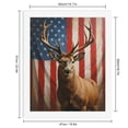 thumbnail image 2 of Paint By Numbers Kit for Adults Beginner - DIY Deer American Flag Backdrop Canvas Painting Kits for Adults, Frameless Paint By Number for Adults for Home Wall Decor 16x20 Inch, 2 of 7
