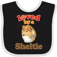 thumbnail image 3 of Inktastic Sheltie Dog Lover Boys or Girls Baby Bib, 3 of 4