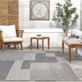 thumbnail image 4 of nuLOOM Ellowyn Geometric Indoor/Outdoor Area Rug, 5' 3" x 7' 7", Ellowyn Grey, 4 of 9
