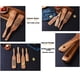 thumbnail image 3 of Juego de 4 espátulas de madera con orificio para colgar y utensilios de cocina (sin bandeja), 3 of 5