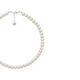 thumbnail image 4 of Collar Perlas de Cristal Austriacas Zvezda Plata 0.925 Mujer crema Unitalla, 4 of 4