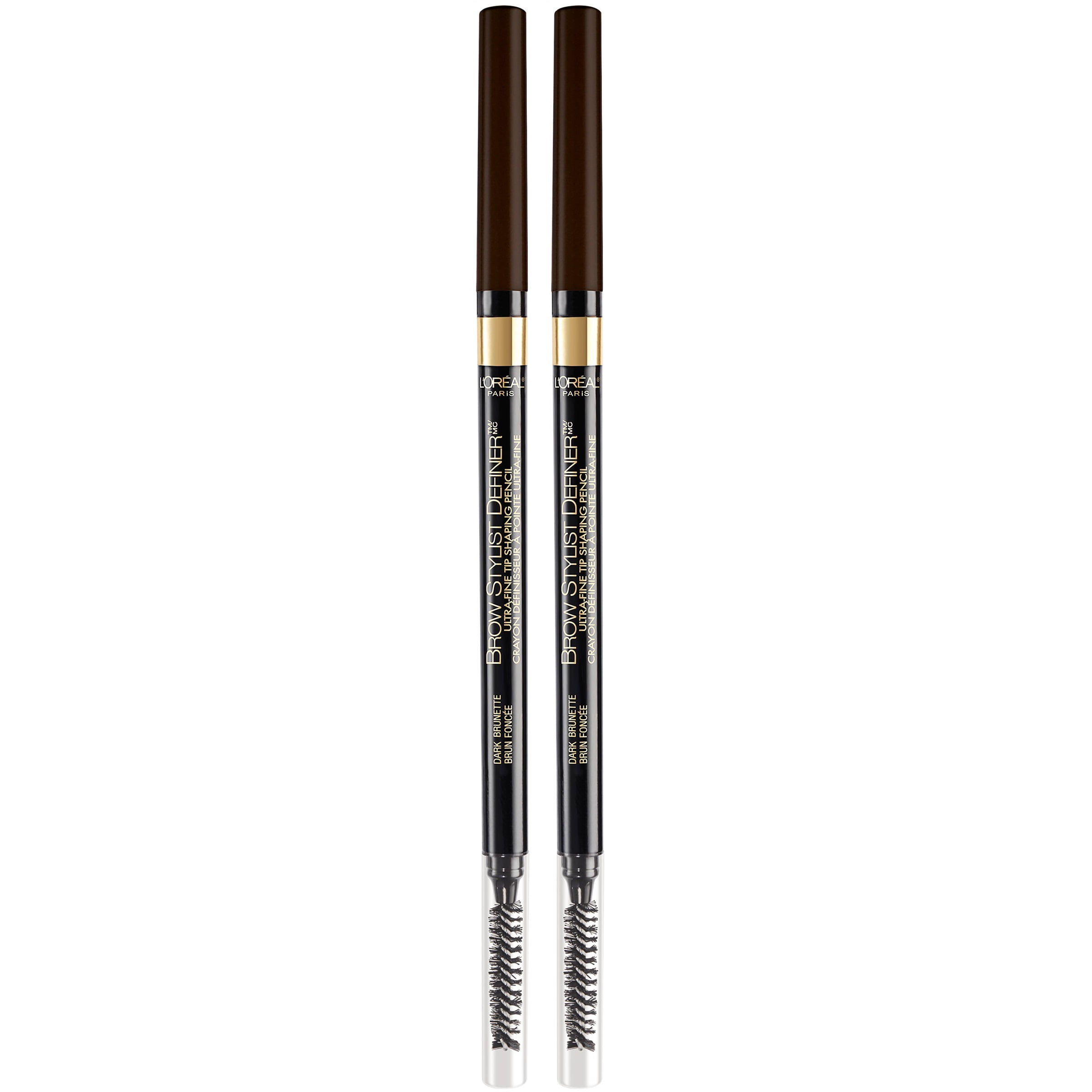 L'Oreal Paris Brow Stylist Definer Waterproof Eyebrow Mechanical Pencil, Dark Brunette, 0.01 fl. oz.