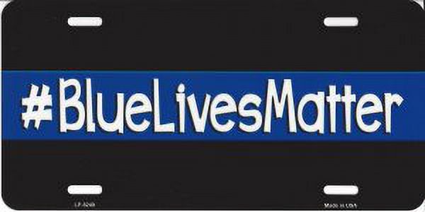212 Main LP-8249 6 x 12 in. Blue Lives Matter Metal License Plate - image 2 of 2