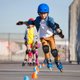 thumbnail image 5 of 1 Establecer para niños Guardias de protección de la muñeca de la muñeca de la rodilla para patinadores para patinadores de rodillos, 5 of 6
