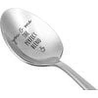 Engraved Spoon - Gift for Lover - Me and You The Perfect Blend Spoon Gift for Boyfriend | Wedding Gift for Husband/Wife | Coffee Lover Gifts | Romantic Valentines Day for Newly Wed Couple-7 Inch