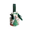 thumbnail image 1 of Bolsa de dulces,Bolsa de regalo de Navidad Favor de fiesta con cordón,Bolsa de almacenamiento Decoración navideña Linda,Bolsa de manzanas Decoración navideña Bolsa de regalo, 1 of 8