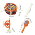 thumbnail image 3 of KOYPTL Musical Instruments Set Toys For Kids 2-5,Hand Drum Set Include Hand Pat Drum,Sand Hammers And Trumpet,Montessori Sensory Toys Birthday Christmas Gift For Toddlers Boys Girls 2 3 4 5+（Orange）, 3 of 6
