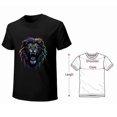 thumbnail image 4 of Lion T-shirt Lion Unisex T-shirt Unisex tees Casual Cotton Colorful Printing, 4 of 5