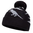 thumbnail image 5 of Children Winter Hats Winter Hat Scarf & Gloves Set Knit Hat 2 8 Year Olds Kids Knitted Beanie for Baby Boys,2-8 Years,A93-Black, 5 of 9