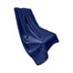 thumbnail image 2 of Manta de lana sólida super suave y cálida, manta de toalla de baño de franela gruesa azul marino [70x100cm], 2 of 4