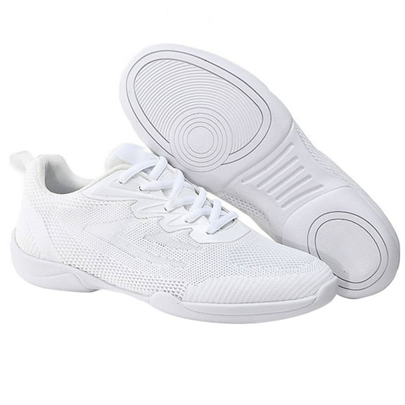 EnJoCho Children and Adults Sneakers Competitive Cheerleading Shoes Training Shoes Breathable Mesh Surface Comfortable Soft Soles Children Casual Sports Shoes Indoor Outdoor Wear