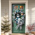 thumbnail image 2 of 2026 Christmas Home Party Decoration 1PCS Christmas Door Cover Door Curtain Christmas Day Door And Wall Decoration Desktop Decoration Festival Party Decoration 35x71inches, 2 of 6