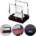 thumbnail image 3 of Dsseng Cradle Pendulum Light Colorful Swing Ball Lamp LED Light Up Swinging Ball Luminous Pendulum Balance Balls Kids Physics Science Toys Home Office Decor Table Ornament, 3 of 8