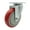 Swivel - No Brake - Red, variant on 4 Inch Red Polyurethane Wheel Swivel Top Plate Caster with Total Lock Brake