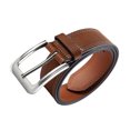 thumbnail image 1 of pitrice Soft Texture Men Belt For All Trend Match With Neat Look Braided Stretch Casual Buckle Denim Brown 120cm 1Set, 1 of 6