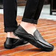 thumbnail image 6 of Men's Casual Loafers Slip On Leather Shoes Lightweight Driving Shoes Moccasins Classic Penny Loafer Flats Boat Shoes, 6 of 10