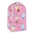 thumbnail image 2 of HELLHERO Milk Tea Paw Print Pattern Easy to Clean Dust Cover for Kitchen Use Handle, 2 of 6