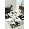 thumbnail image 1 of Rug Branch Montage Collection Tapis de couloir géométrique moderne, 1 of 6