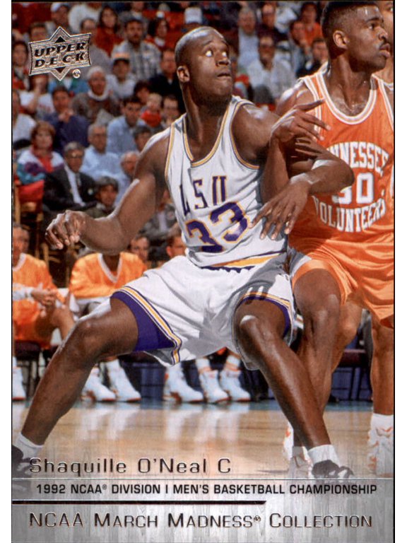 2014-15 Upper Deck March Madness Collection #SO3 Shaquille O'Neal SP NCAA Basketball Trading Card