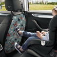 thumbnail image 5 of Horse Cow Pig Sheep Rabbit Bird Mats Back Seat Protectors, Car Seat Protector Vehicle Organizers Waterproof Cover Back Seat Cover for Kids with 3 Storage Pockets 2 Pack, 5 of 5