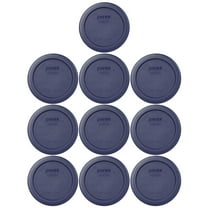 Pyrex Replacement Lid 7202-PC Dark Blue Round Cover (10-Pack) for Pyrex 7202 1-Cup Bowl (Sold Separately)