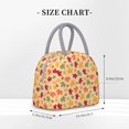 thumbnail image 2 of Balery Autumn Maple Leaves Bolsa de Almuerzo para Mujeres, Caja de Almuerzo, Bolsa de Almuerzo Pequeña Impermeable, Tote de Almuerzo Reutilizable con Gran Capacidad, 2 of 6