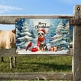 thumbnail image 2 of Merry Christmas Australian Cattle Dog Enjoys Woofmas Winter Xmas Holiday Horizontal Metal Aluminum Sign Heeler Lover Gifts Wall Art Home Decor - 02022, 2 of 5
