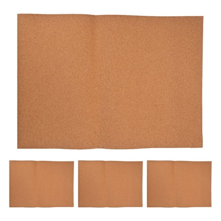 WEAVILUX 4Pcs Heavy Duty Cork Shelf Liner for Dresser and Tool Box Drawers
