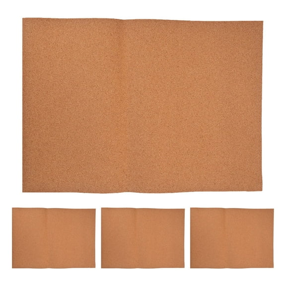 WEAVILUX 4Pcs Heavy Duty Cork Shelf Liner for Dresser and Tool Box Drawers