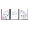 thumbnail image 2 of Stupell Industries Playful Good Vibes Rainbow Pastel Pink Purple Arches, 16 x 20, Design by Daphne Polselli, 2 of 5
