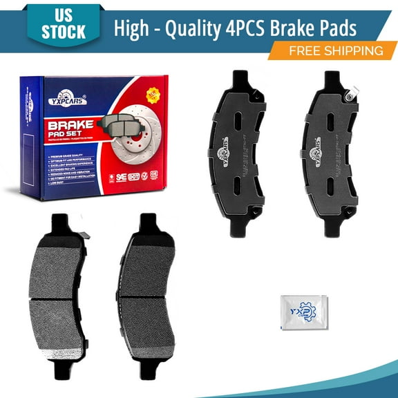 YXPCARS 4PCS Front Brake Pads Set, D1169 Ceramic Pdas for Buick Enclave Chevrolet Traverse Colorado GMC Acadia/Acadia Limited Canyon Saturn Outlook Saab 9-7x
