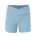 thumbnail image 6 of LWNYDPLSD Cycling Shorts Girl Clothes 18-24 Months Cute Jeans Country Jeans Girls Clothes 10-12 Girls Black Shorts Girls Baby Clothes, Sky Blue 7-8 Years, 6 of 6