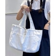 thumbnail image 5 of CoCopeaunt Women Girls Chic Canvas Tote Bag Casual Large Shoulder Bag Hobo Handbag Drawstring, 5 of 6