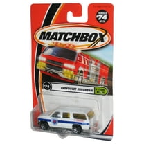 Matchbox X-Treme Rescue (2000) White Chevrolet Suburban Toy Car #74/75