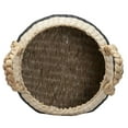 thumbnail image 5 of Household Essentials Cattail and Paper Terra Basket, Natural and Black, 5 of 7