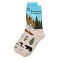 thumbnail image 3 of MeMoi Women's Yosemite Rayon From Bamboo Crew Socks - Womens - Female, 9-11, Ivory Heather, 3 of 3