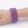 thumbnail image 3 of Lavencious Tennis Rhinestone Stretch Bridal Bracelets Evening Party Jewelry, 3 of 4