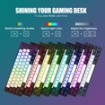 thumbnail image 2 of Combo de teclado y ratón para juegos RedThunder con cable 60% RGB, 2 of 7