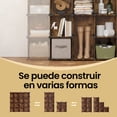 thumbnail image 3 of SONGMICS Armario Modular con 16 Cubos y Zapatero 123,1 x 123,1 x 31,1 cm, 3 of 6