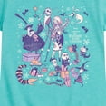 thumbnail image 3 of The Nightmare Before Christmas - Pastel Winter Group Fitted Short Sleeve Graphic T-Shirt, 3 of 5