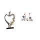 thumbnail image 1 of Figura Romántica De Pareja De Elefantes, Estatua Coleccionable, Adorno De Escritorio Para Dormitorio, Boda, Estantería, Armario, Decoración Del Hogar, Esculturas Familiares, Artesanías De, 1 of 8