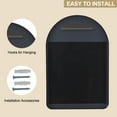 thumbnail image 3 of GRAHMCY 30"x20" Bathroom Vanity Rectangle Mirror With Deep Frame, Black, 3 of 4