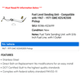 thumbnail image 2 of Fuel Level Sending Unit - Compatible with 1967 - 1971 GMC K25/K2500 Pickup 1968 1969 1970, 2 of 2
