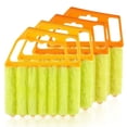 thumbnail image 1 of 4 Pcs Blind Cleaner Duster Tool 7-Finger Dusting Cleaner Tool for Window & Air Conditioner Handheld Mini Duster Brush for Wood, 1 of 5