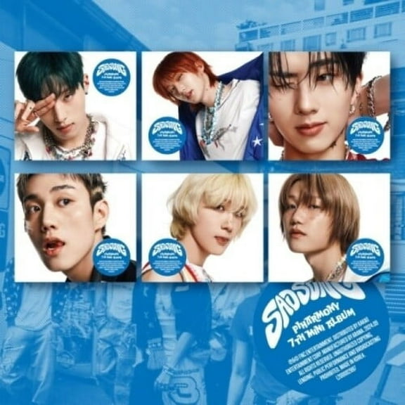 P1Harmony - Sad Song - Digipack Version - incl. 16pg Photobook, Logo Sticker, Graphic Sticker, Folded Poster, ID Photo   Selfie Photocard - Music & Performance - CD