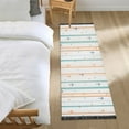 thumbnail image 3 of Yayeee Runner Rug for Bedroom 2'x6' Machine Washable Hallway Non Slip Mat, Cute Nautical Pattern, 3 of 8